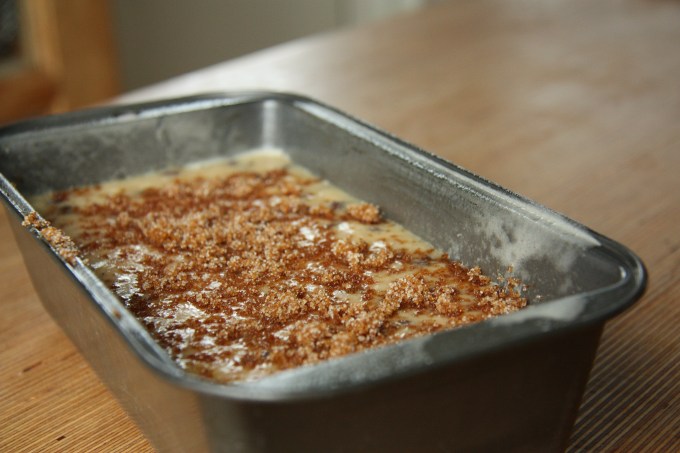 Before going into the oven