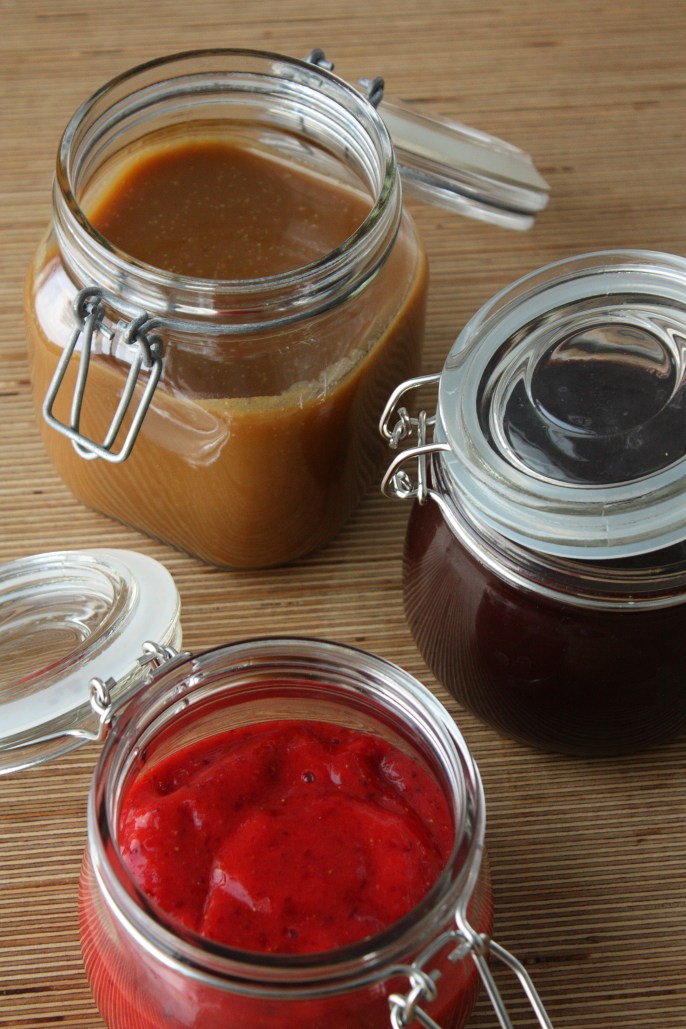 Sauces for ice cream and other treats