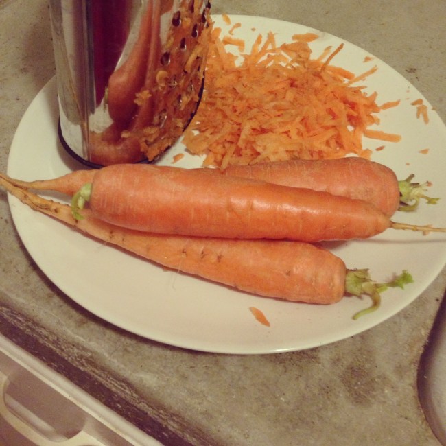 grated carrots