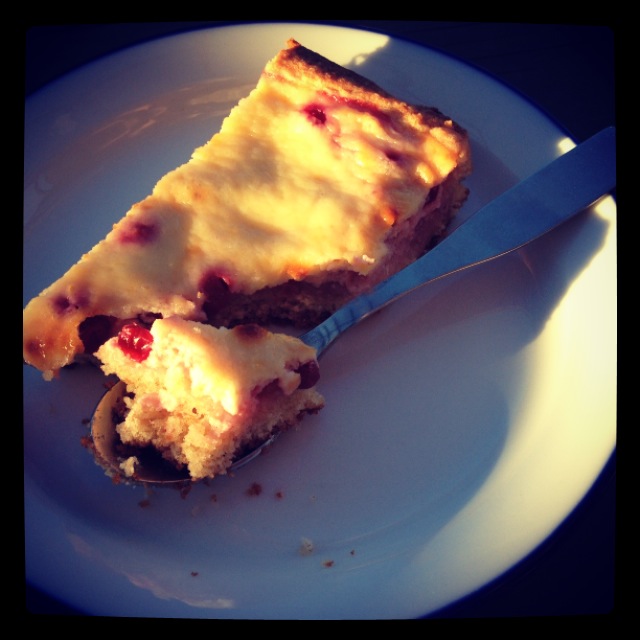 Lingonberry tart