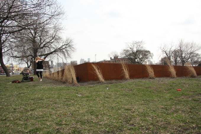 Beach volleyball court in Roosevelt Park Design: Kaija E. Wuollet