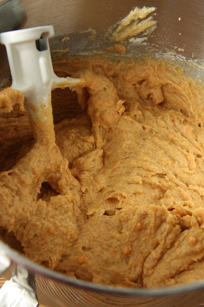 sweet potato poundcake batter