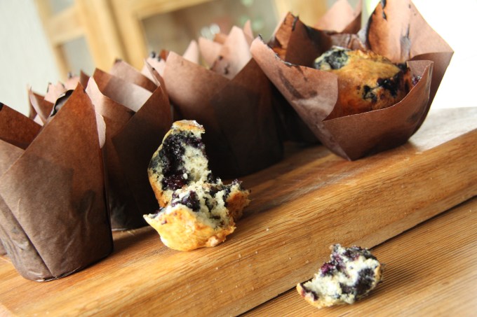 Grampa's blueberry muffins 3