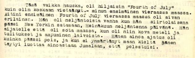 Elman artikkeli fourth of july