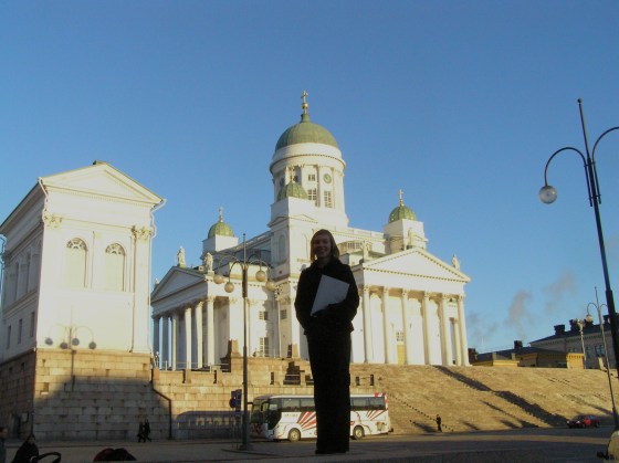 December 12, 2007 One relieved graduate with her Master's degree under her arm
