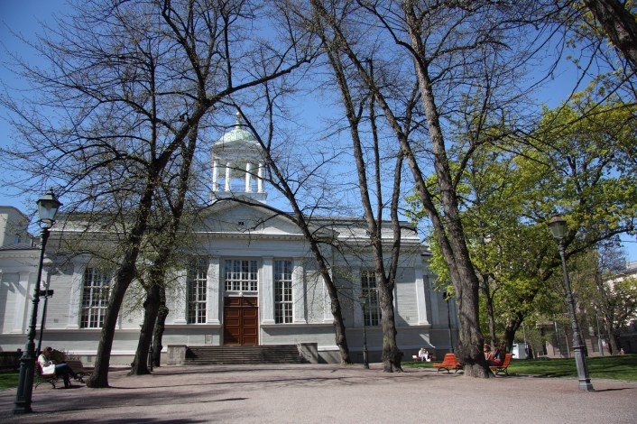 Vanha Kirkko or Old Church taken in to use in 1826 and designed by Carl Ludvig Engel, Lönnrotinkatu 6