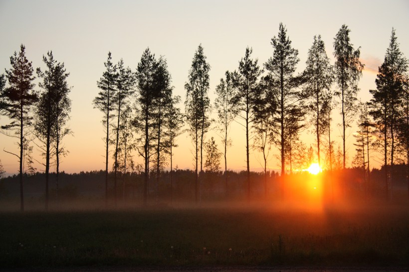 juhannus auringlasku sunset on midsummers