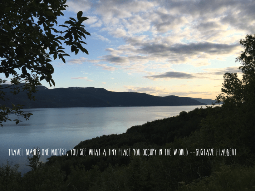 Travel expands your horizon a little wider