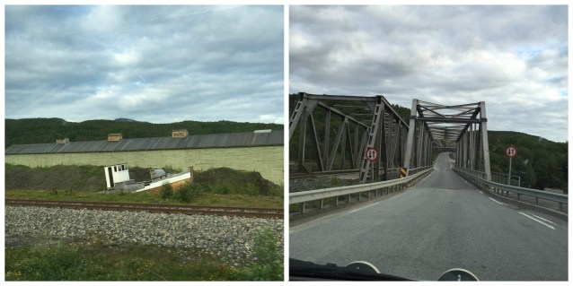 old train station and bridges in Fauske
