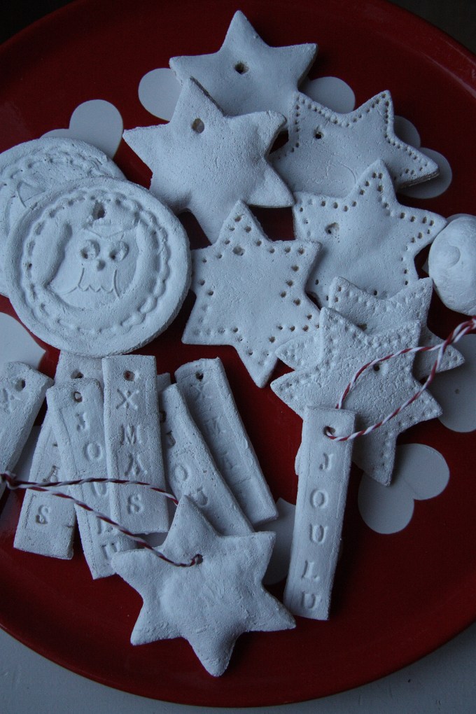 christmas ornaments made with salt dough 2