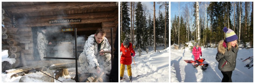 laavu and finnish winter